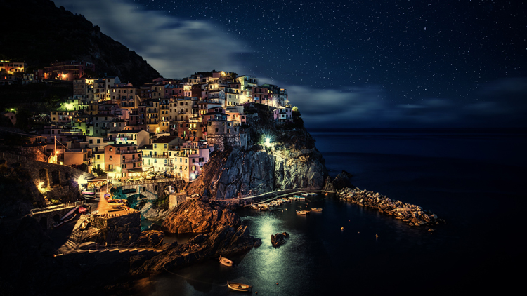 Santorini- Gece-Fotoğrafları